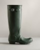 Hunter - Womens Original Tall Wellington Boots - Hunter Green