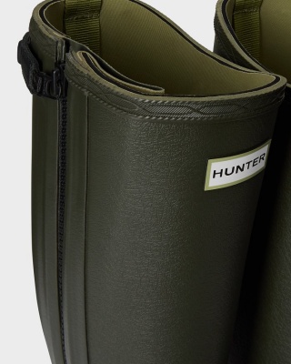 Hunter Balmoral Rubber Full Zip - Dark Olive