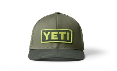 Yeti Mid-Pro Logo Badge Trucker Hat - Highlands Olive