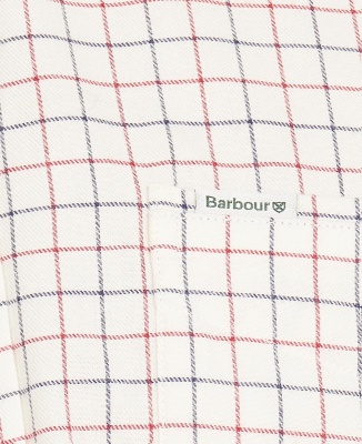 Barbour Field Tattersall Shirt - Rich Red