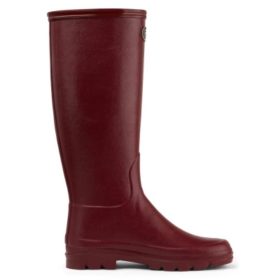 Le Chameau Women's Iris Jersey Lined Boot - Rouge