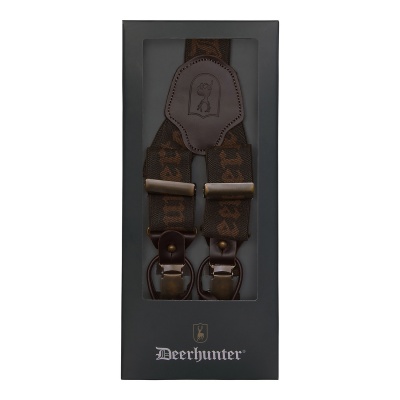 Deerhunter Combi Braces, buttons and clips - Walnut - 130 cm