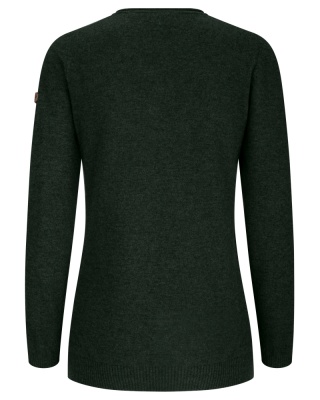 Hoggs of Fife Laurie Ladies Longline Pullover - Pine