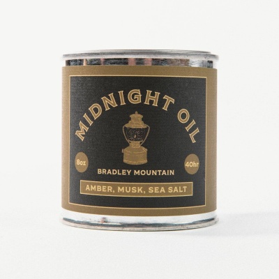 Bradley Mountain - Midnight Oil Candle