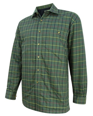 Hoggs Of Fife Beech Micro-Fleece Lined Shirt