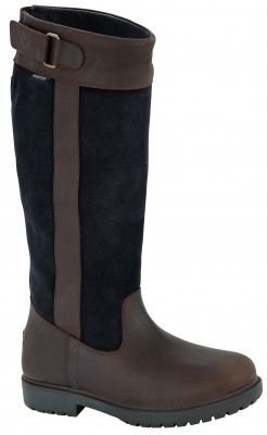 Hoggs of Fife Cleveland Ladies Country Boot - Brown/Navy