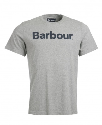 Barbour Logo T-Shirt - Grey Marl