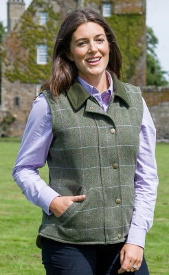 Hoggs of Fife Albany Ladies Lambswool Waistcoat