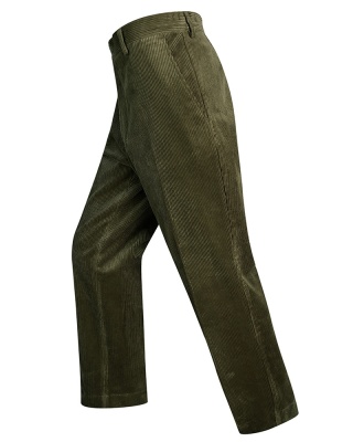 Hoggs of Fife Mid-Weight Cord Trouser - Olive