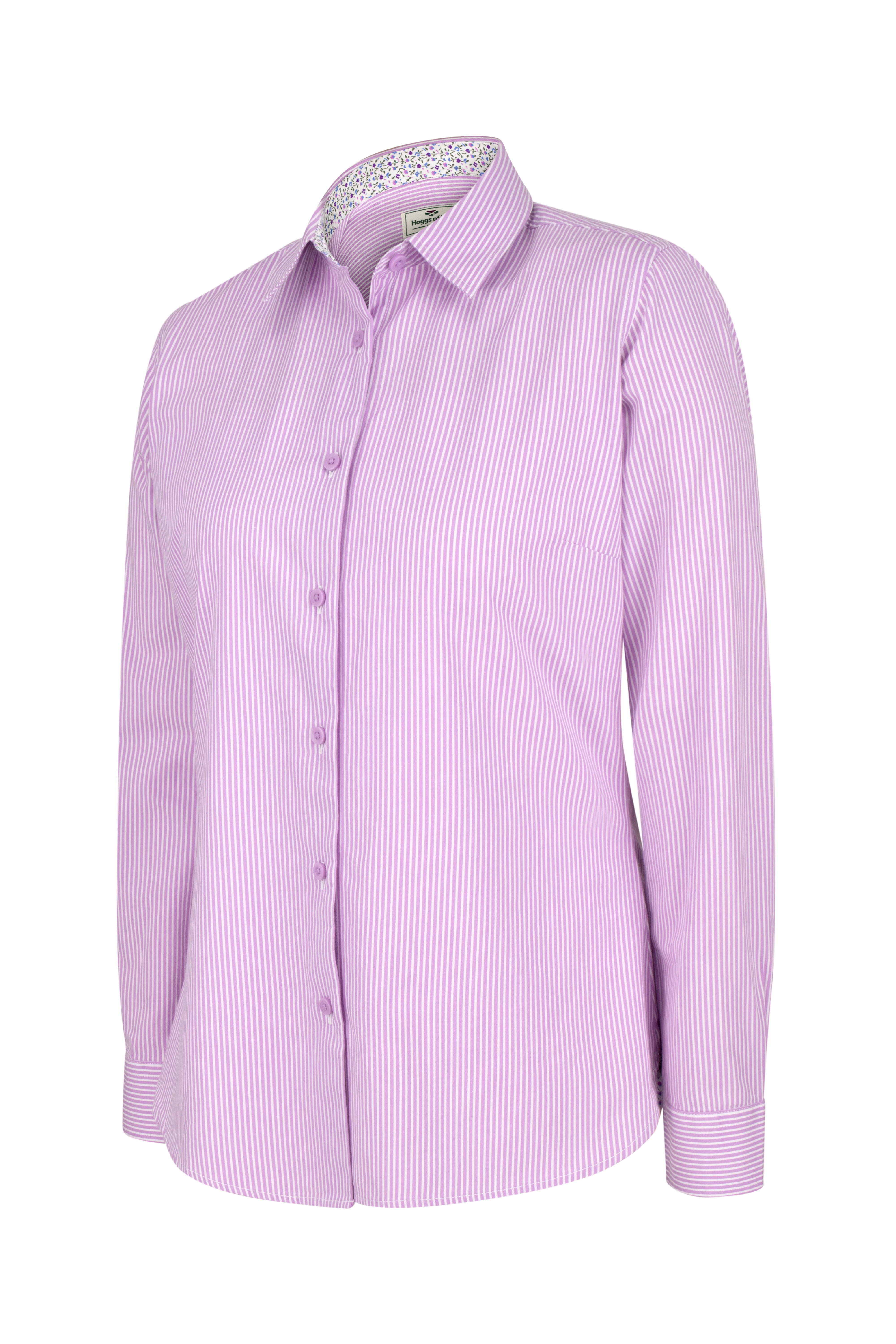 Hoggs of Fife Bonnie Il Ladies Cotton Shirt - Lavendar