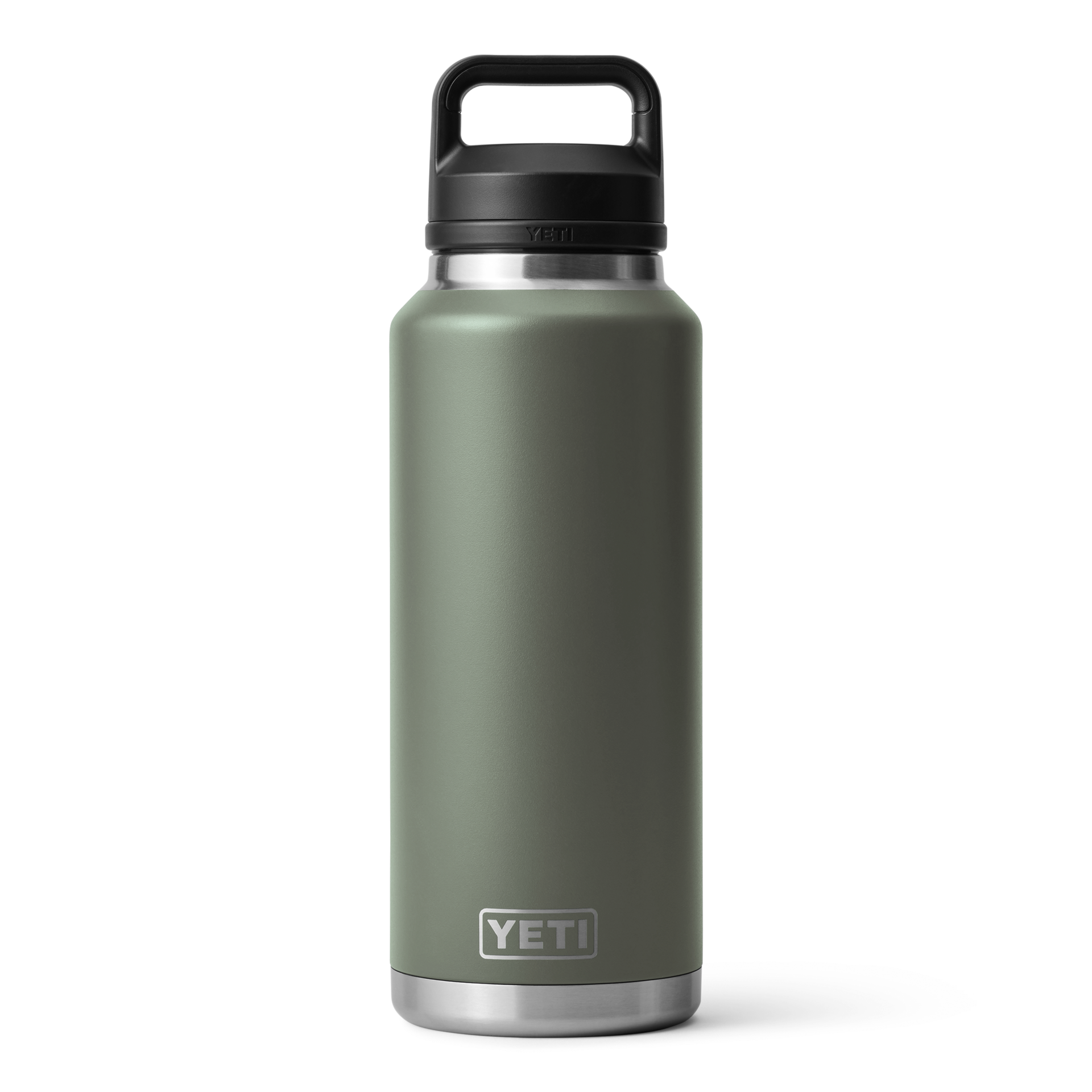 Yeti Rambler 46oz Bottle Chug - Camp Green