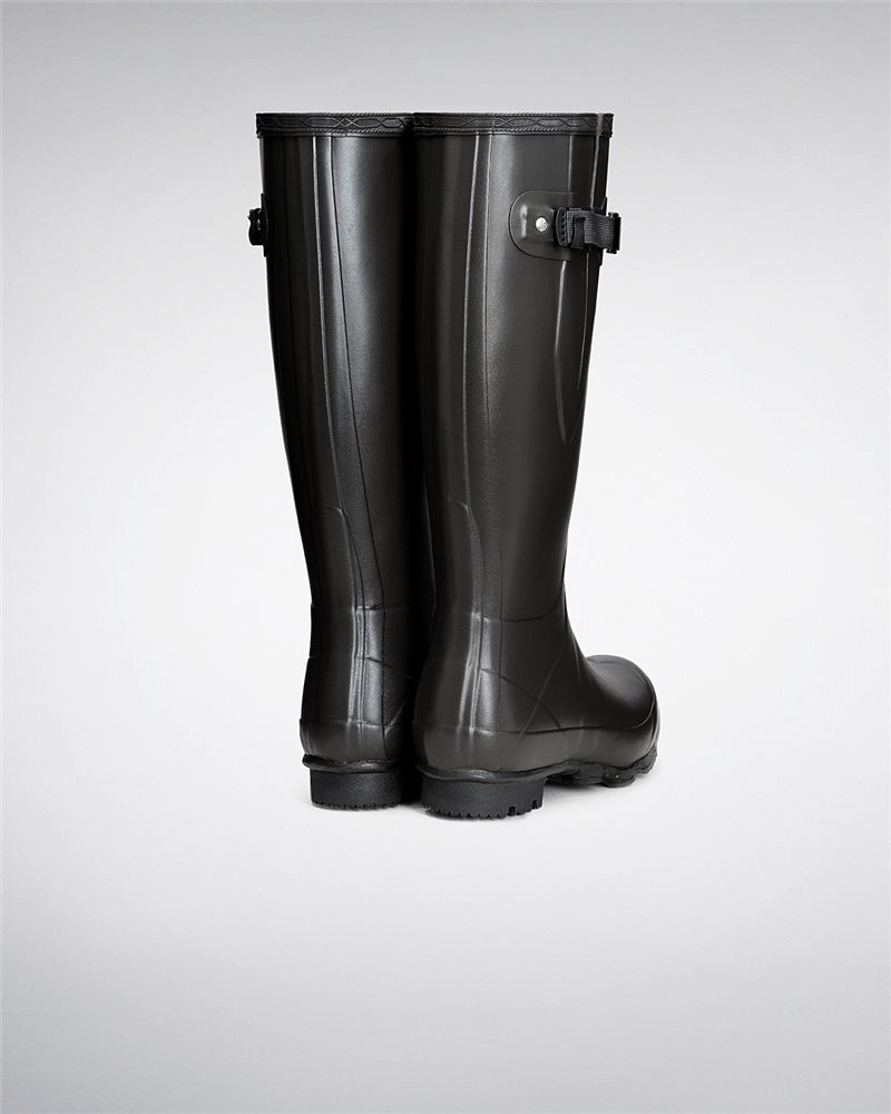 Hunter Womens Norris Field Side Adjustable Boots - Slate