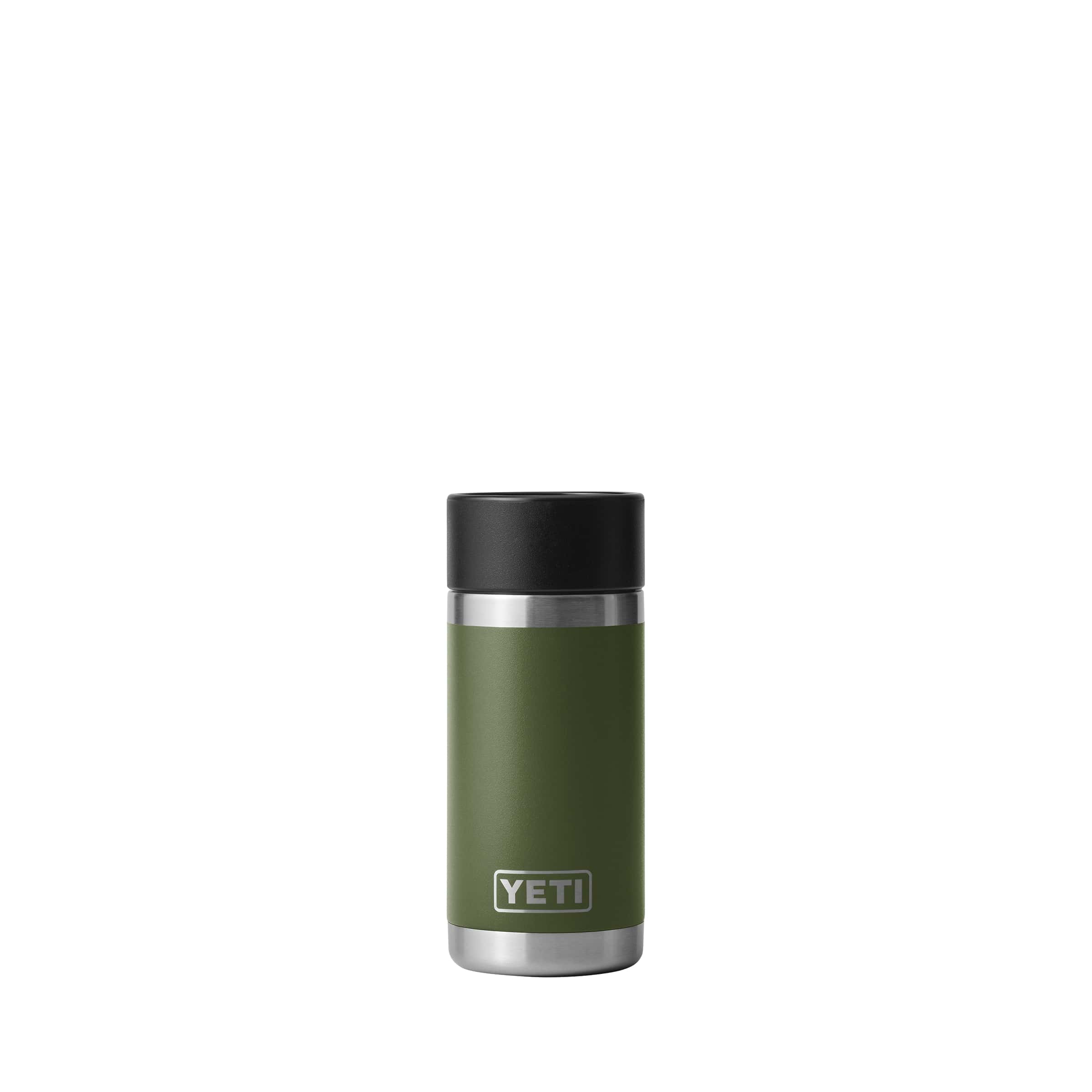 Yeti Rambler 12oz Bottle with HotShot Cap - Highlands Olive