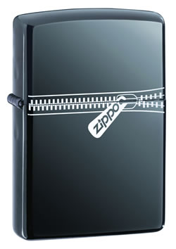 Zippo Zipper Black Ice Regular Lighter