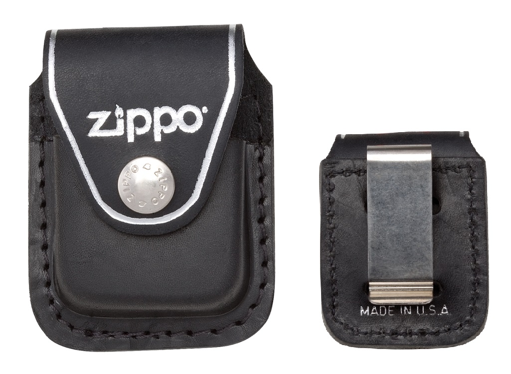 Zippo Leather Lighter Pouch with Fastening Clip