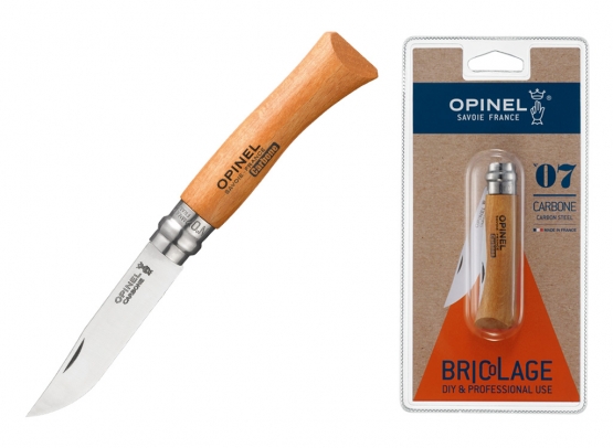 Opinel Lock Knife Carbon Bp (7Cm)