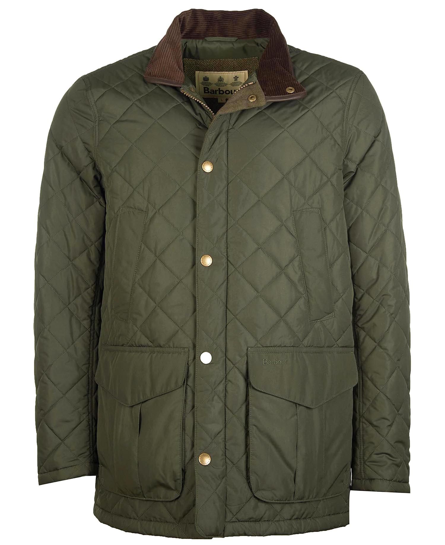 Barbour Devon Quilted Jacket - Olive SeriousCountrySports.com
