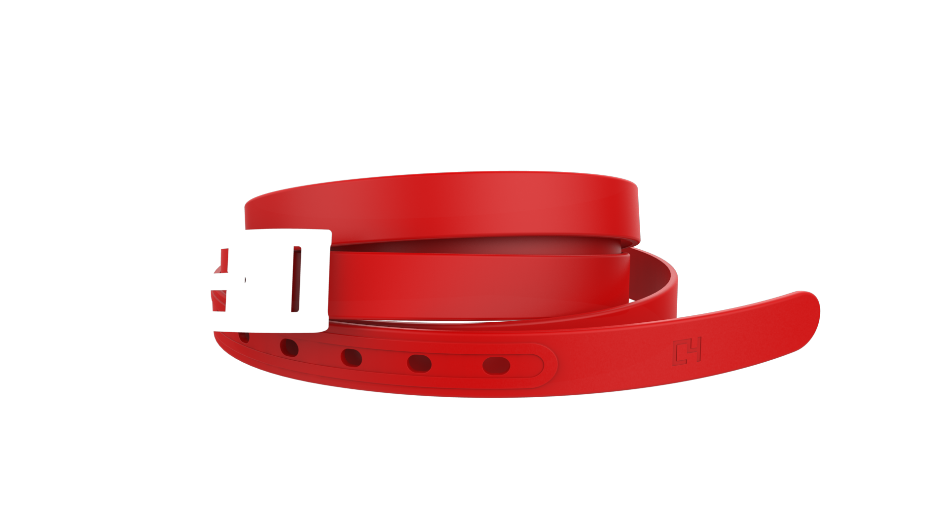 C4 Belt - Red Belt and Red Buckle