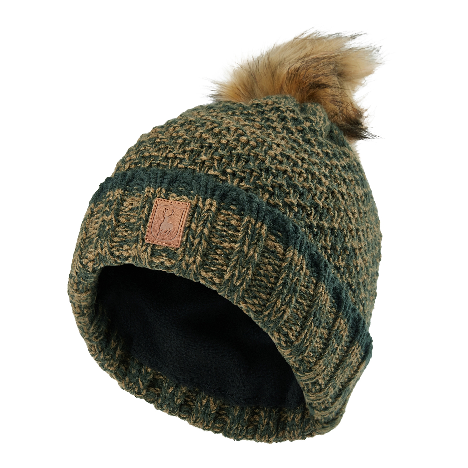 Deerhunter Lady Knitted hat - Art green - One Size