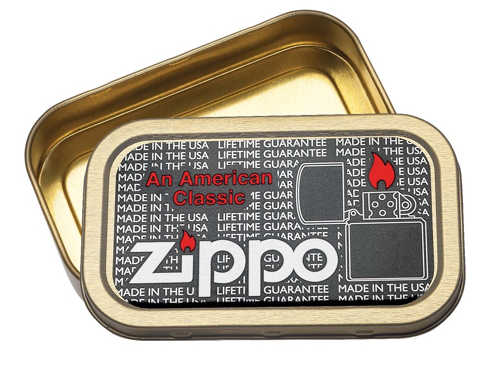 Zippo 3D 1 Ounce Tobacco Tin