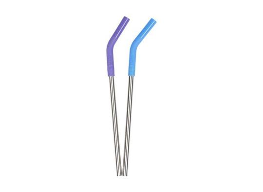 Klean Kanteen Stainless Steel Straw 2 Pack - 8mm - Mix Colours