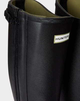 Hunter Balmoral Rubber Full Zip - Black