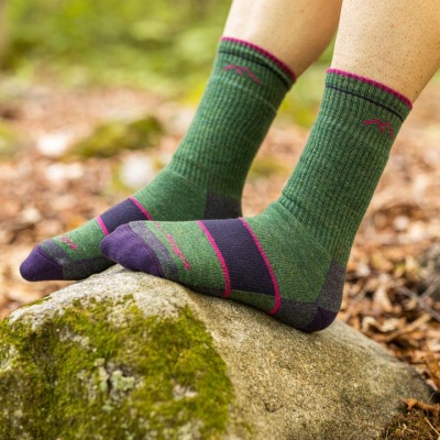 Darn Tough - Hiker Boot Sock Full Cushion - Moss Heather - Women's