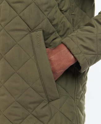 Barbour Helmsley Quilt - Army Green