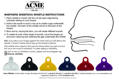 Acme Shepherds Mouth Whistle