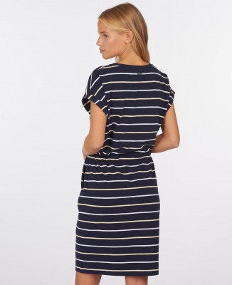 Barbour Marloes Stripe Dress - Navy