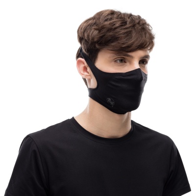 Buff Filter Mask - Solid Black