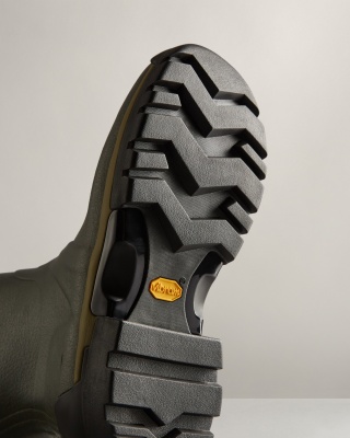 Hunter Men's Balmoral Adjustable 3mm Neoprene Wellington Boot - Dark Olive