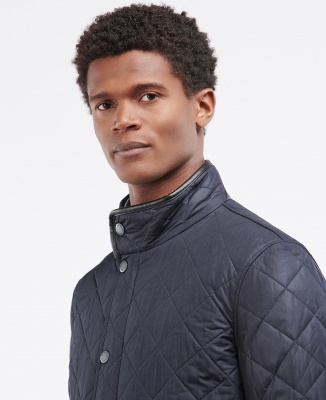 Barbour Long Powell Quilt - Navy