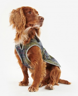 Barbour Tartan Waterproof Dog Coat - Classic