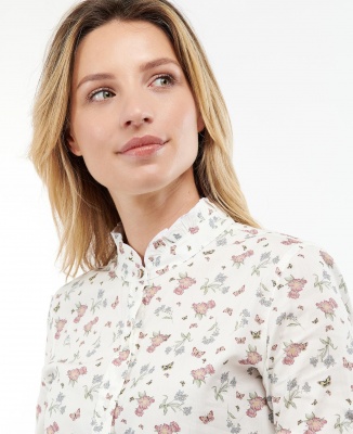 Barbour Marlowe Shirt - Off White Print