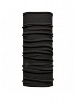 Buff Lightweight Merino Wool Tubular - Junior - Solid Black