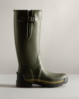 Hunter Men's Balmoral Carbon Lined Tall Wellington Boot - Dark Olive