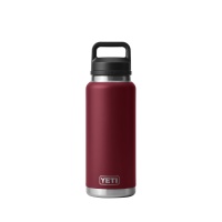 Yeti Rambler 36oz Bottle with Chug Cap - Harvest Red