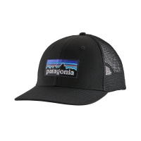 Patagonia P-6 Logo Trucker Hat - Black