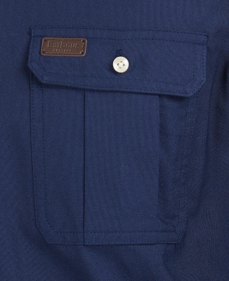 Barbour Waddington Coolmax Shirt - Navy