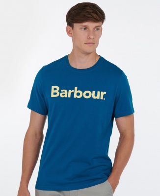 Barbour Logo T-Shirt - Lyons Blue