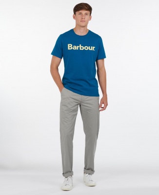 Barbour Logo T-Shirt - Lyons Blue