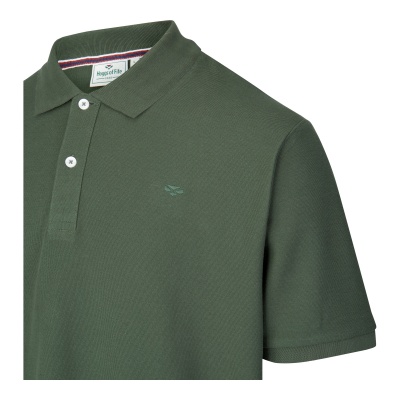 Hoggs Of Fife Largs Cotton Polo Shirt - Bottle Green