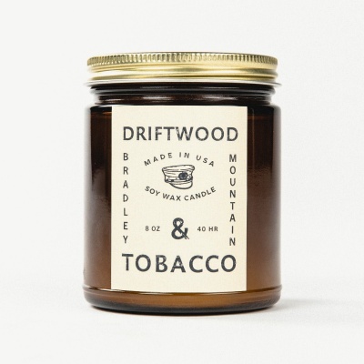 Bradley Mountain - Driftwood & Tobacco Candle
