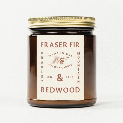 Bradley Mountain - Fraser Fir & Redwood Candle