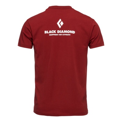 Black Diamond Men's Ss Equipmnt For Alpinist Tee - Red Oxide